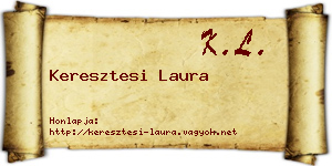 Keresztesi Laura névjegykártya